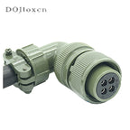 1 Set 4 Pin MS5015 Military Standard Aviation Electricity Plug MS3108A-18-10S/P MS3102A Straight Elbow Male Female Connector