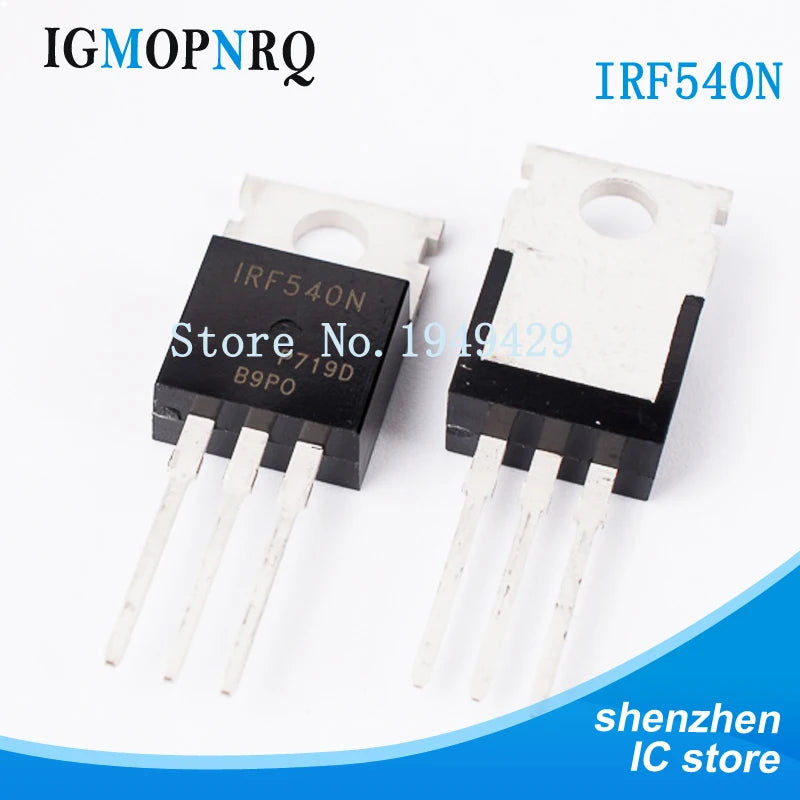 10PCS/lot IRF540N TO-220 IRF540NPBF IRF540 MOSFET MOSFT 100V 33A 44mOhm 47.3nC New