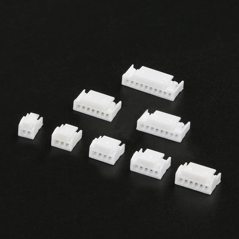 50PCS GH connector 1.25mm Pitch JST GH1.25 Housing with Lock 2P 3P 4P 5P 6P 7P 8P 10P