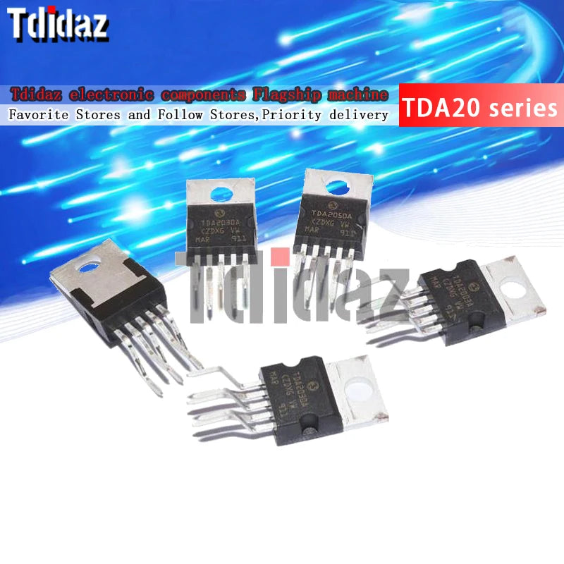10PCS TDA2003 TDA2030 TDA2050 LM317T IRF3205 E13009-2 Transistor TO-220 TDA2030A TDA2003A TO220 New and Original IC Chipset