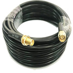 10m 5m 1/2/3m SMA Female Nut Bulkhead to SMA male LMR195 RF Cable Connector Adapter 50ohm 50CM 15/20/25/30m