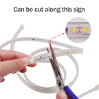 IP67 Waterproof LED Strip Light 12V 24V 2835 120Leds/m Flexible LED Tape Ribbon Rope Light White/Warm White/Natural White 1-10m
