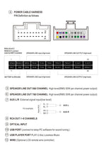 PUZU PZ-X4800S  6core 32bit 8CH with power Car Audio DSP Digital signal processor built in amplifier 8X150W support BT5.0 OPT