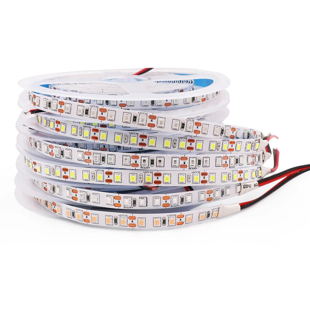 5M LED Strip SMD 5050 5054 LED Tape Waterproof Ribbon Diode 12V 2835 Flexible Neon Lights 60/120Leds/m LED Lights for Room Decor