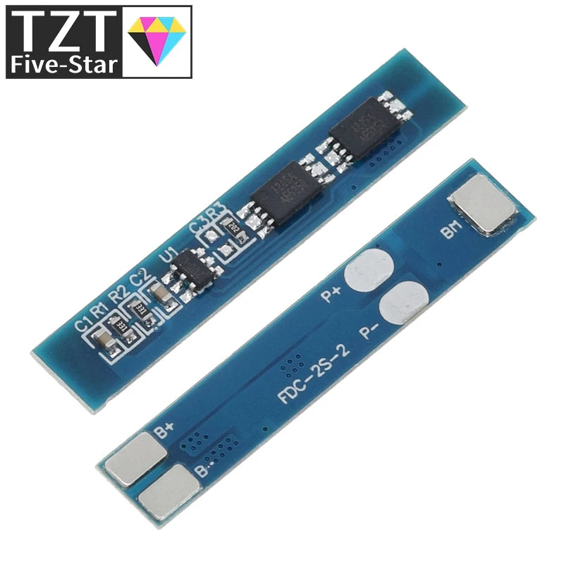 TZT 1/3/5/10PCS  2S 3A Li-ion Lithium Battery 7.4v 8.4V 18650 Charger Protection Board bms pcm for li-ion lipo battery cell pack