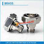 L29 7/16 DIN Male to L16 N Female Plug Straight N Female to DIN Male 50ohm Copper High-quality RF Connector Adapters For Test
