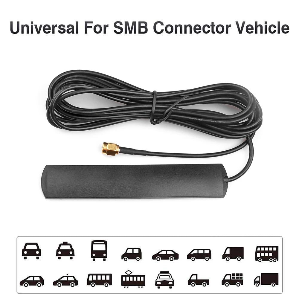 Car Vehicle 4G GSM Patch Antenna SMA Male Connector Adhesive Mount 3G GSM Antenna 700-2100MHz For Car GPS GPRS Navigation