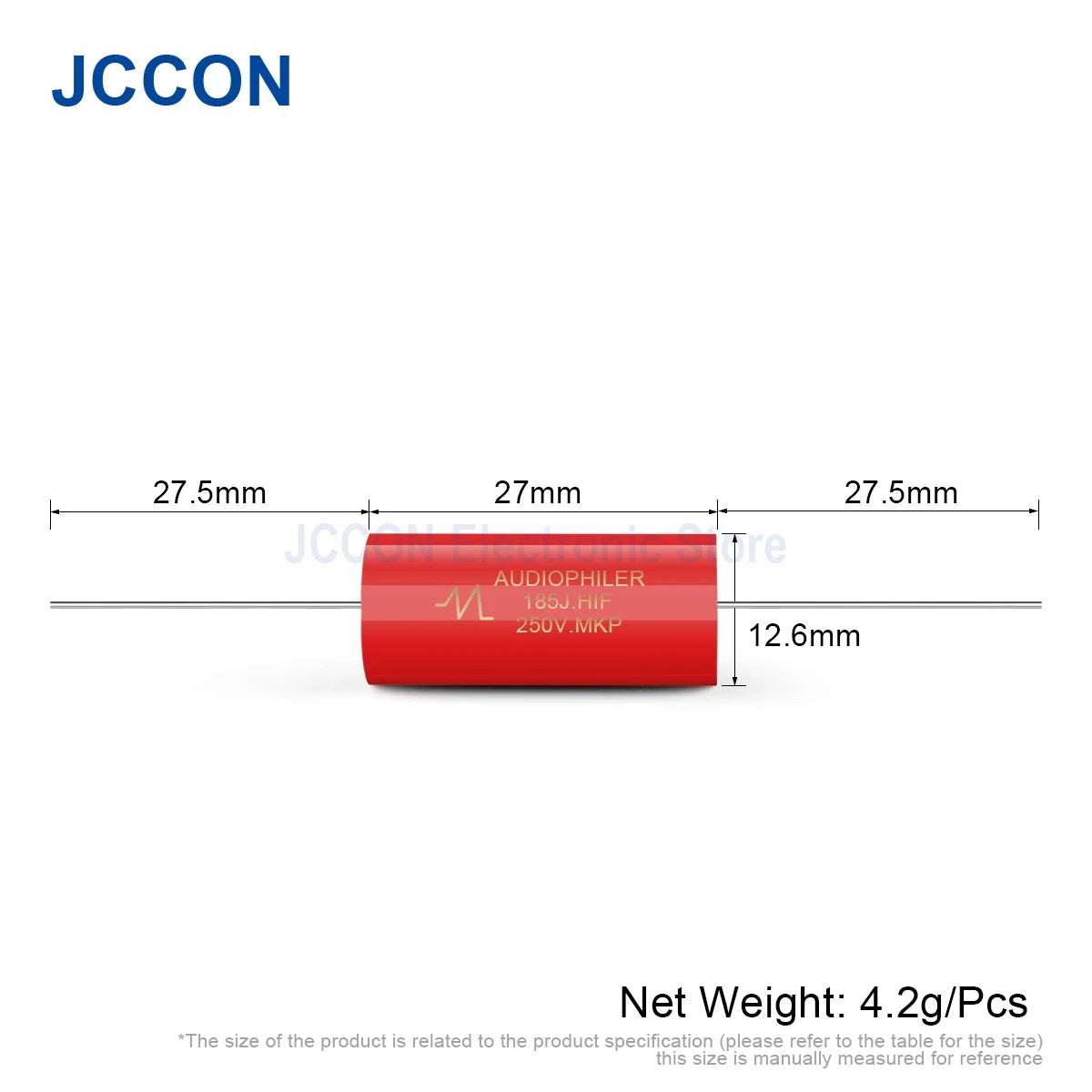 10Pcs MKP Capacitor 250V Non-Polar Audio Film Capacitor for Speaker Crossover & HiFi Amplifier