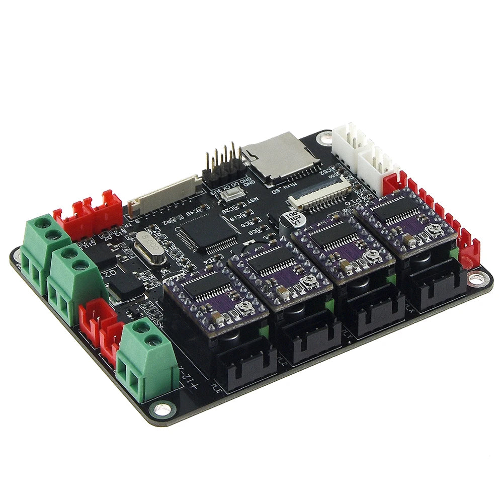 3D Printer Parts A4988 With Heat Sink StepStick Stepper Motor Driver Carrier Reprap 4-layer PCB Replace 1.4 MKS GEN Board