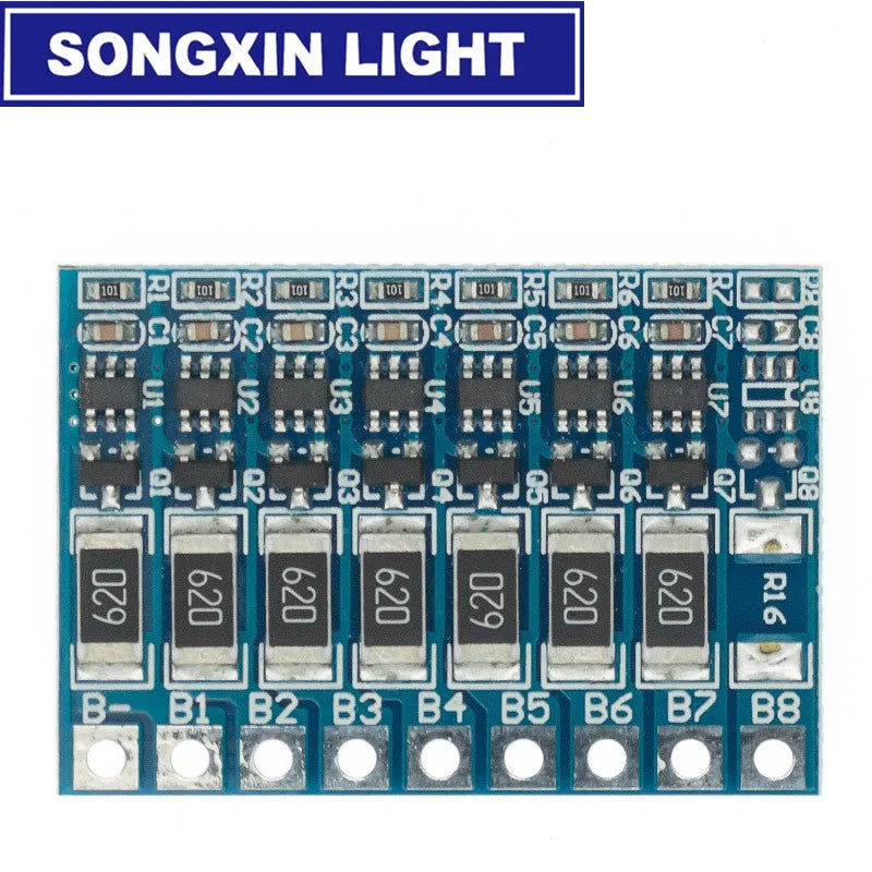 3S 4S 5S 6S 7S 8S 21V 4.2v Li-ion Balancer 18650 Balncing Full Charge Battery Balance Function Protection Board