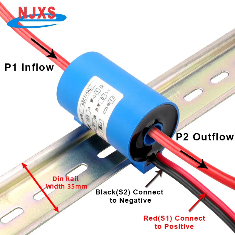 Din rail Current Transformer 0.2 class BZCT10AL-10/5 15/5 20/5 30/5 50/5 high precision AC CT 5A ring type current sensor