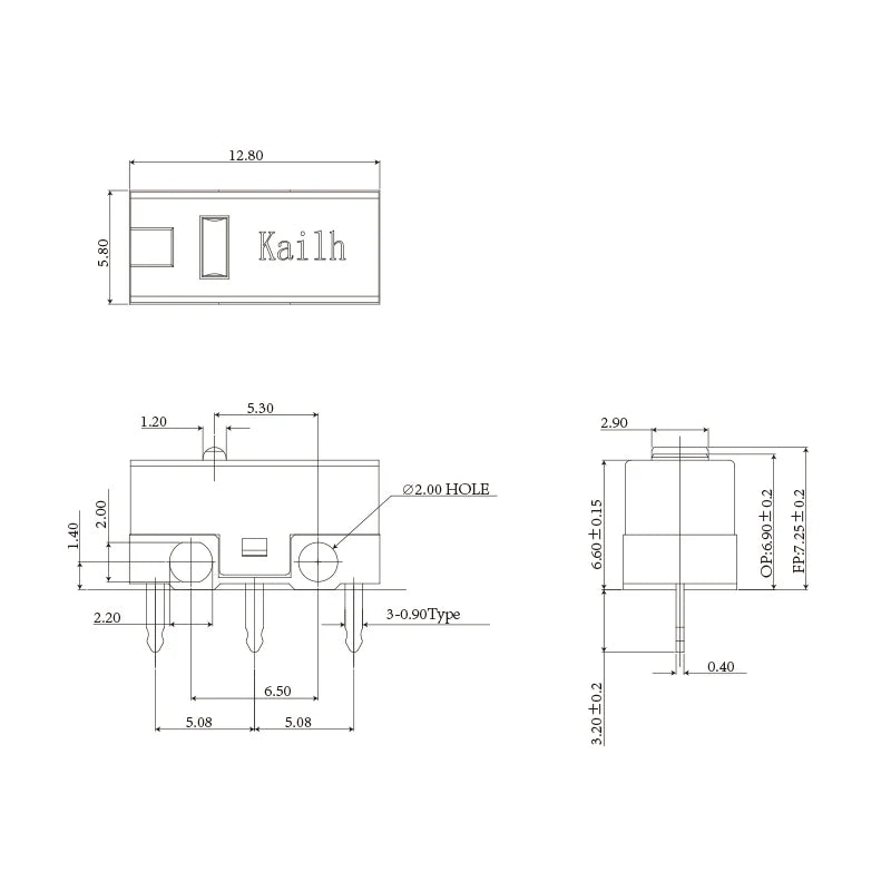 10Pcs Kailh GM micro switch gaming mouse Micro Switch suitable for Logitech G403 G900 G903 G102 all kinds mice left right button