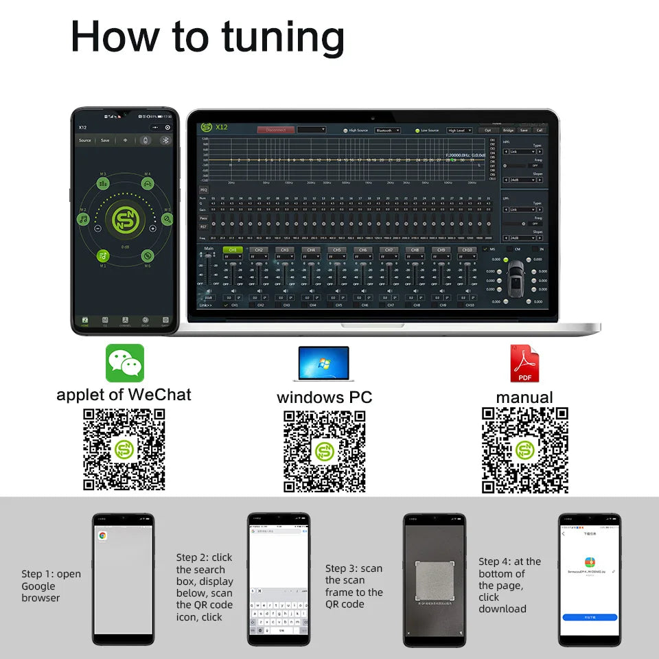 Sennuopu 8 Channel Car Amplifier 10 Channnel DSP  Processor HD Bluetooth APTX Player for BMW Benz Sound Audio Systerm HIFI X12