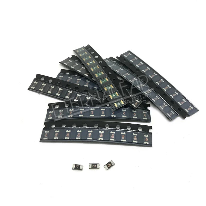 Resettable Fuses Service DIY Kit 1206 SMD PPTC 0.05A 0.5A 0.1A 0.2A 0.75A 1A 2A 3.5A Self-recovery Fuse Assorted Packs Fuse Box