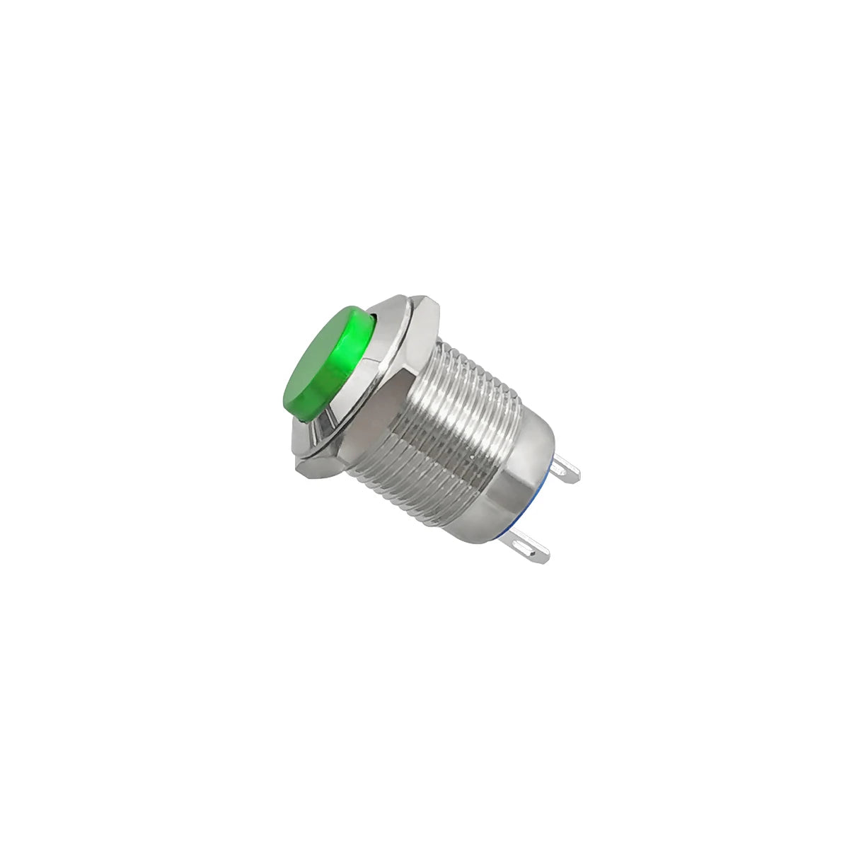 1 PCS 12mm Waterproof Momentary High Round Metal Push Button Switch Car Start Horn Speaker Bell Automatic Reset