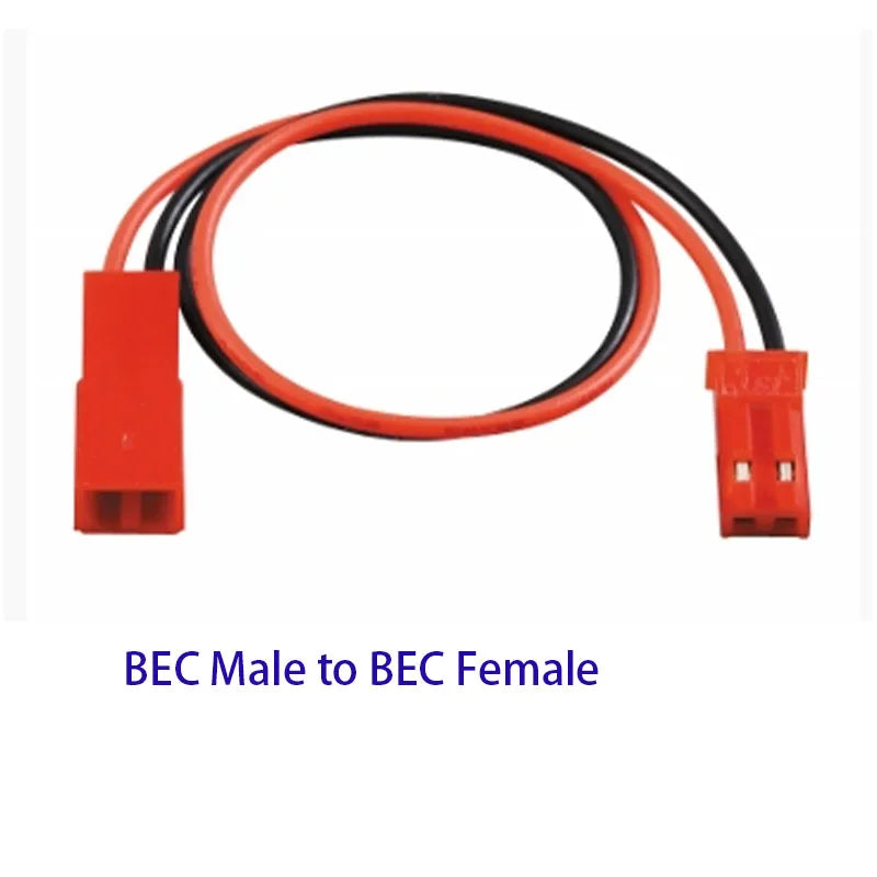 XT30 XT60 XT90 XT90S EC2 EC3 EC5 Tamiya MPX Deans JST Male to Female Extension Cable Wire 14awg 10/15cm for RC Battery Charger