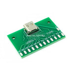 1/2/5Pcs USB-C 24Pin Female Socket Test Board USB 3.1 Connector PCB Base for Arduino Projects