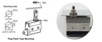 10A 250VAC AZ-7312 AZ-7311 AZ-7121 AZ-7310 TZ-7141 Waterproof Micro Switch Travel Limit Switch Straight 90degree Roller Lever