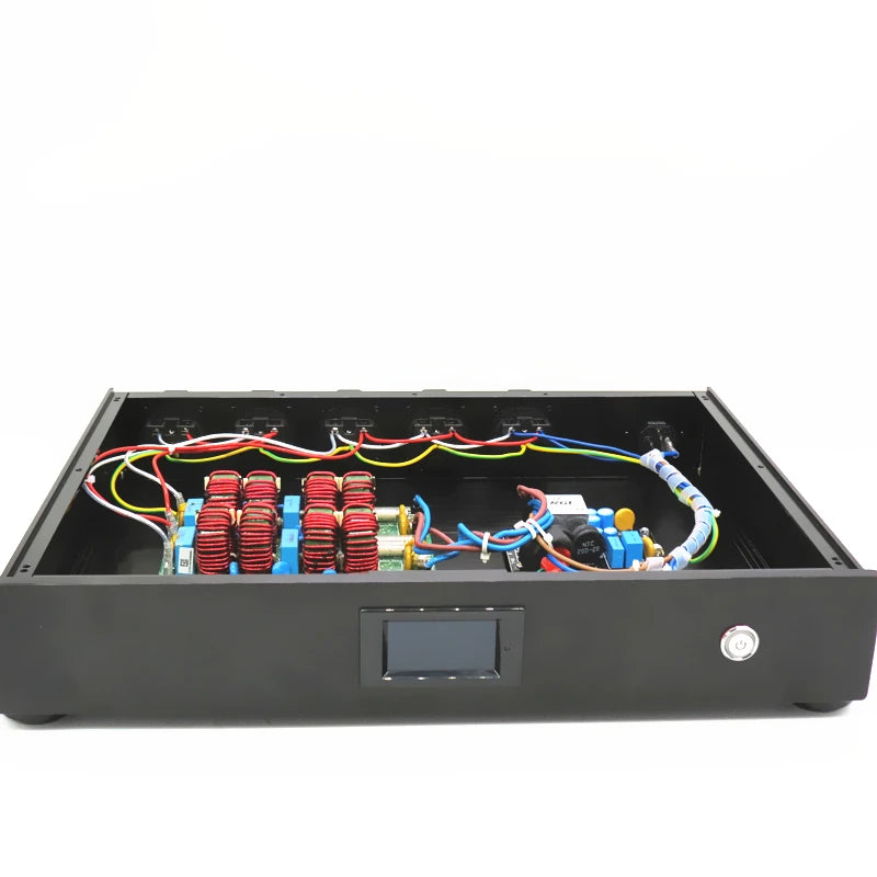 2025 High-End Audio Noise Filter 4 level Power Filter, HiFi Power Purifier with EU Schuko socket Audio purification power socket