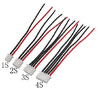 5Pcs JST-XH 2.54mm Pitch 1/2/3/4/5/6/7S Balancer Cable 22AWG Silicone RC Lipo Battery Balancer Charger Plug Wire Connector
