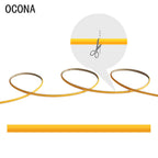 Ultimate Thin 2mm COB LED Strip Light for DIY Craft Cabinet Shelf 12V Filament Warm Cool White Flexible Linear Tape Lights Bar