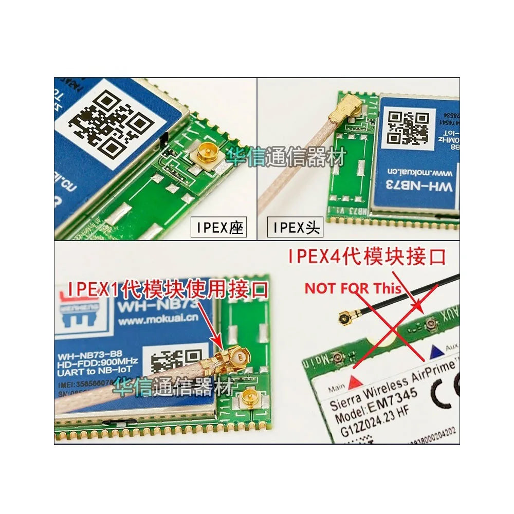 100pcs IPX/u.fl Female Pigtail Cable Single-head Extension Adapter Connector 1.13 5CM 15CM 20CM