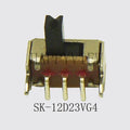 20PCS Mini Slide Switch On-OFF Micro Toggle Switch 1P2T H=1.5/2/4MM Miniature Horizontal Slide Switch SMD/DIP