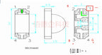 50PCS 1204 SMD LED RGB Red+Green+Blue 3210 Full Color LED 1206 Common Cathode / Common Anode 1615 1.8-2.0v 20mA 3.2*1.0MM