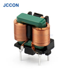 2Pcs Common Mode Inductance Millihenry High Current Flat Copper Wire Filter EMI Straight Pin Magnetic Toroidal Coil 2MH 5MH 8MH