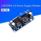 Stlxy LM2596 LM2596S ADJ Power supply module DC-DC Step-down module 5V/12V/24V adjustable Voltage regulator 3A DIP