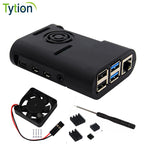 Raspberry Pi 4 Model B ABS Case with Cooling Fan and Heatsinks Kit