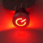 10PCS 6X6X7.2mm illuminated Momentary Tact Switch Button No Loacking 6Pin DIP LED 12V Mini Push Button Switch
