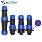 LD20 2/3/4/5/6/7/8/9/10/11/12 Pin Male + Female 20mm Circular Wire Panel Aviation Connector Socket Industrial Waterproof Connect