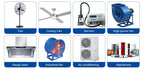 CBB61 450V Fan Starting Capacitor 1uF 1.2uF 1.5uF 1.8uF 2.0uF 2.5uF 3.0uF 3.5uF 4.0uF 4.5uF 5.0uF 6.0uF 7.0uF 8.0uF 10uF 16uF 20