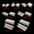 20/50Pcs VH3.96 2/3/4/5/6/7/8 Pin Male Female Pin Header Housing Plug Connector Straight/Curved Needle VH 3.96mm Connectors