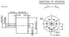 Bringsmart BLDC Motor R2418 High Speed Electric Machine 8700rpm 24V PWM Speed Adjusting CW/CCW Brushless DC Motor Customized
