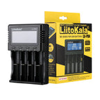 LiitoKala Lii-600 Lii-PD4 Lii-PD2 Lii-500 Lii-S8 LCD Battery Charger  For 21700 18650 18350 26650 22650 14500 NiMH