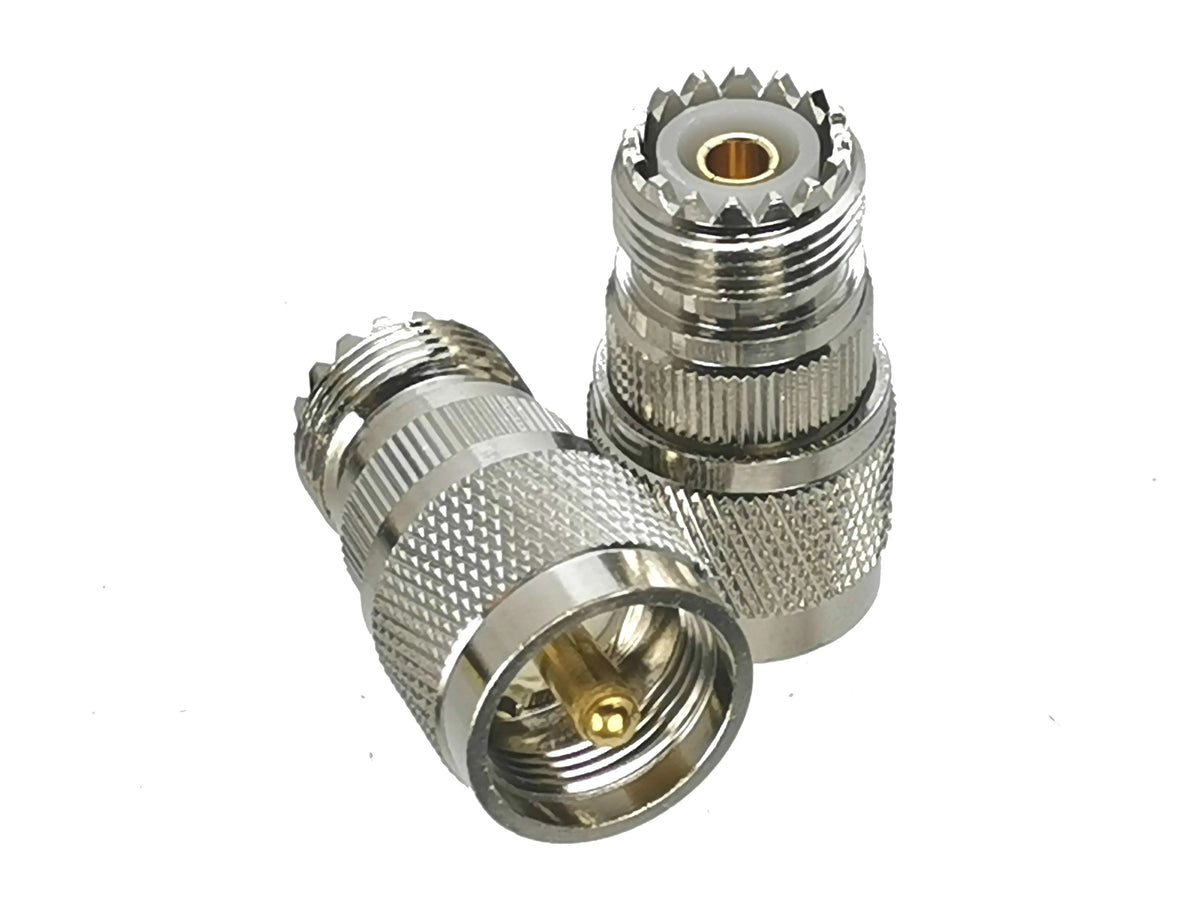 1Pcs Adapter UHF PL259 SO239 to UHF / N Male Plug & Female Jack Straight & Right Angle & Flange & T Type RF Coaxial Connector