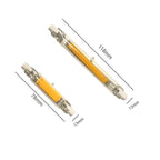 R7S LED Glass Tube COB Bulb 78MM 118MM High Power R7S Corn Lamp J78 J118 Replace Halogen Light AC 110V 220V Lampadas