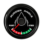 52mm 0-190ohm Waterproof Boat Marine Rudder Angle Indicator With Rudder Angle Sensor 7 color Backlight for Car Truck 12V/24V
