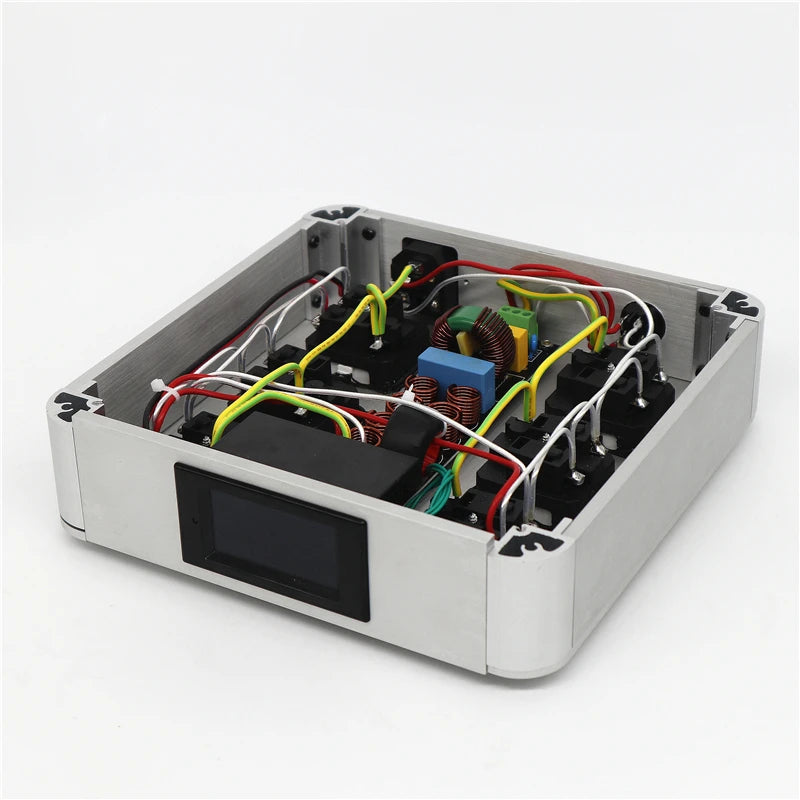 EU06B 6 bits European EMI high frequency power filter power outlet Advanced Audiovisual AC Power Purifier Filter EU Power Socket