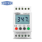 TOMZN 3 Phase Din Rail Adjustable Under Over Voltage Protector Voltage Monitoring Sequence Protection Relay
