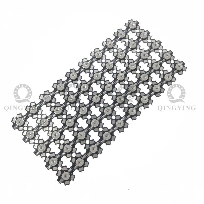 25pcs/100pcs 1W 3W High Power LED Diodes Warm Cold White/Natural White/Red/Green/Blue/Royal Blue With 20mm White Black PCB
