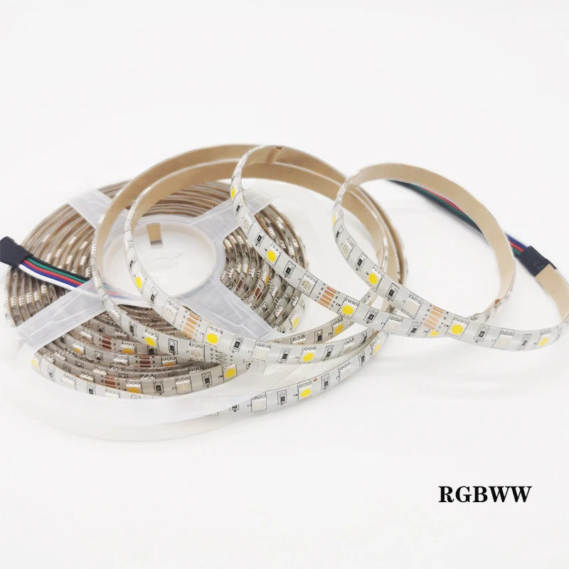 Zigbee 3.0 Smart LED Controller DC12V 5M 10M 5050 RGBW RGBWW LED Strip Light LED Flexible Strip Tuya App for Smartthings Alexa