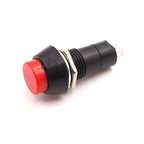 Round Push Button Switch, Self-Locking, Self-Recovery, 12mm, 3A 250V, AC, 2 Pin, PBS-11A, PBS-11B, 6Pcs