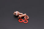 1pair/2pcs Luxury Gold plated RCA Jack Connector Panel Mount Chassis Audio Socket Plug Bulkhead with NUT Solder CUP 3Colors