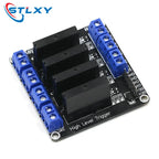 1-10Pcs 1 2 4 8 Channel 5V DC Relay Module Solid State High Level SSR AVR DSP G3MB-202P Relay for arduino