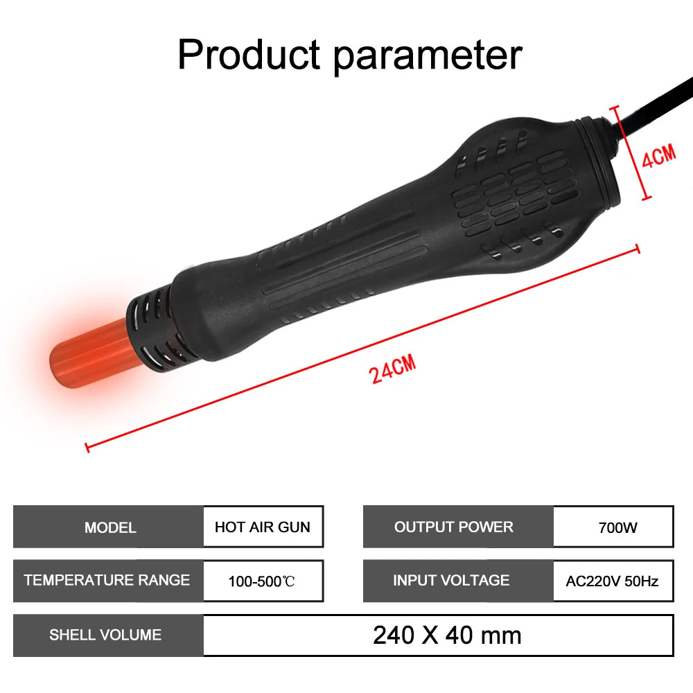 Hot air gun 858D 8586 2 in 1 soldering station 700W 110V 220V BGA Rework SMD SMT welding repair tool Heat gun LED Digital Solder