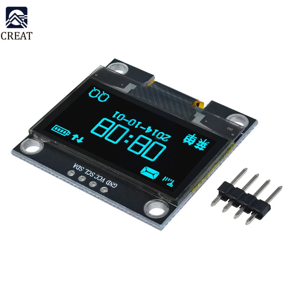 1.3 inch OLED LCD Display Module 128*64 4PIN IIC I2C Serial SSH1106 For Arduino LCD Screen Board White/Blue