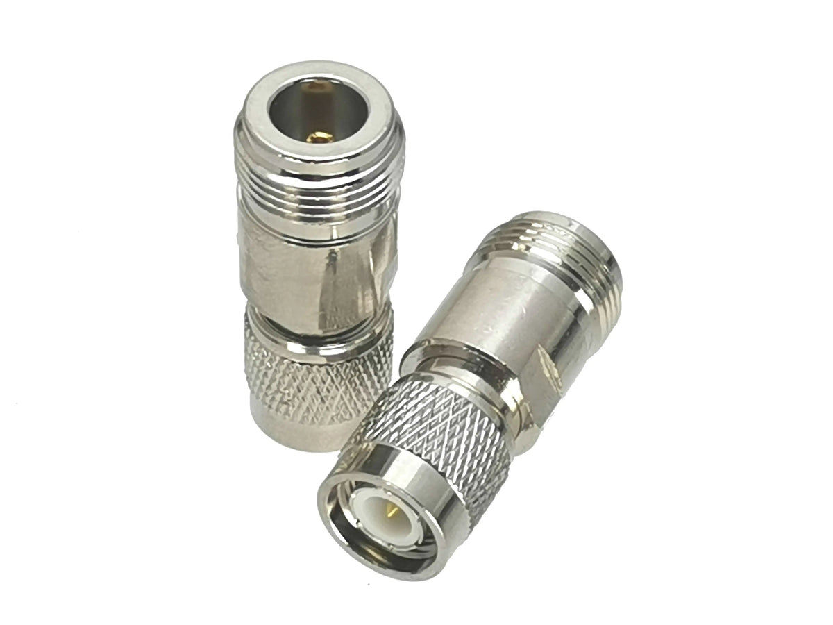 1Pcs Connector TNC to N Male plug & Female Jack Straight RF Adapter Converter Coaxial High Quanlity